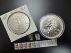 Valcambi 1G (GOLD )1G (PLATINUM ) 10G (SILVER) Morgan dollar, Jefferson Dollar