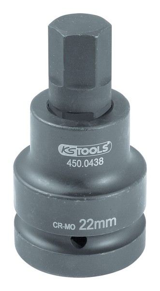 "Ks Tools 1\" Kraft-Bit-Stecknuss Innensechskant, Kurz, 32 Mm - 450.0487"-image