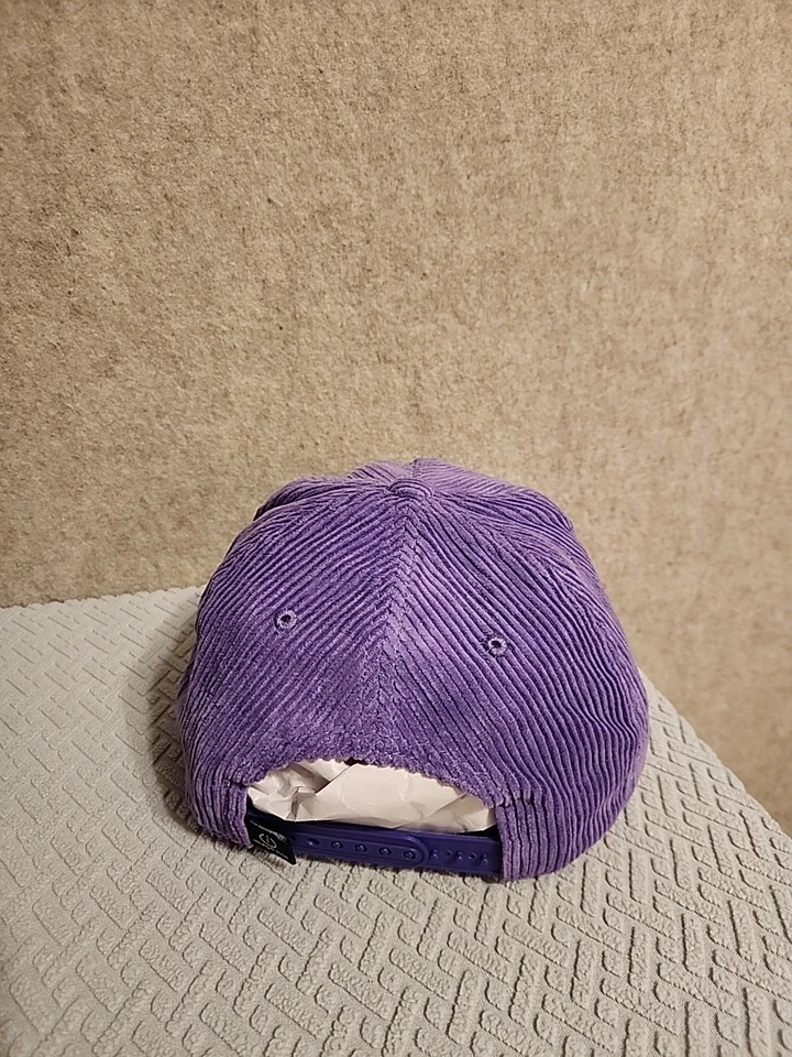 LSU Tigers NCAA Image one Corduroy Snapback Hat Purple Yellow sale sample rare - Image 4 of 4