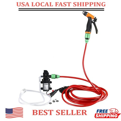 #ad 12V 160PSI Electric Washer Pump Kit Portable High Pressure Water Pump Auto RV $36.26