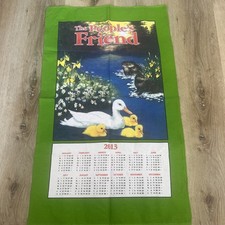 The People?s Friend 2013 Calendar Tea Towel - Swan, Ducklings & Otters Wildlife