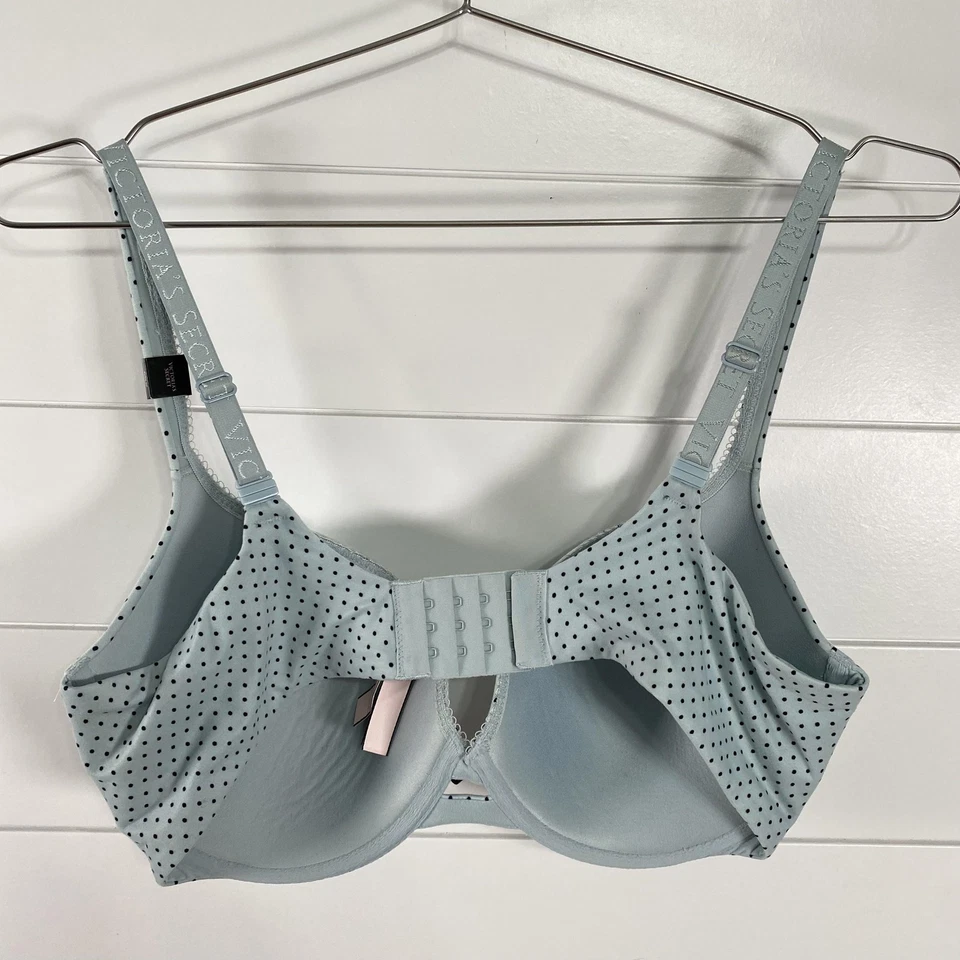 Sujetador Victoria's Secret Mujer 36DD Azul Lunares Body de Victoria Forma Perfecta Foto 3 de 4