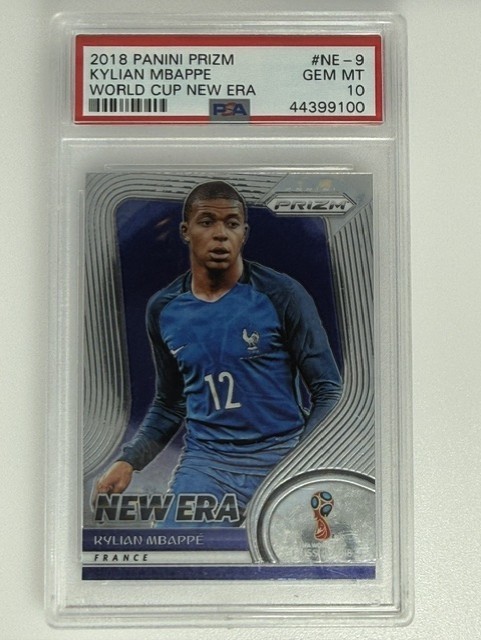 2018 Panini Prizm World Cup New Era Kylian Mbappe #NE-9 PSA 10 Gem Mint Soccer
