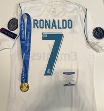 Cristiano Ronaldo Handsigniert Real Madrid CL Finale Trikot Beckett Zertifiziert