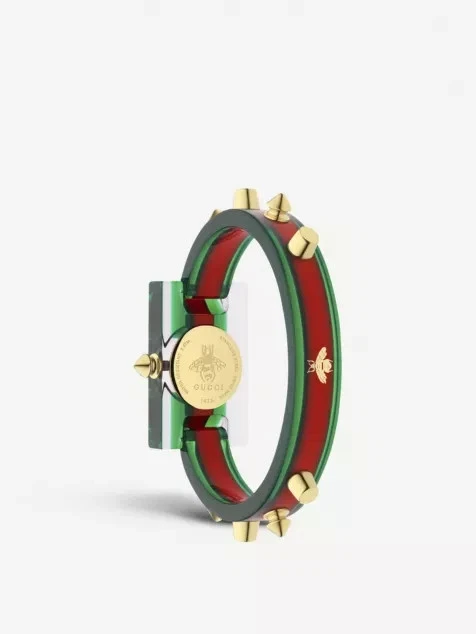 Reloj Gucci Esqueleto Esfera Plexiglás y Chapado en Oro Ref#YA143506 ¡Nuevo!  Foto 4 de 4