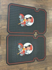 Vintage Rare Betty Boop On Motorcycle Cartruck Floor Mats