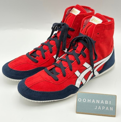 ASICS EX-EO Wrestling Boxschuhe 1083A001 TWR900 neues Modell rot/marine NEU J...