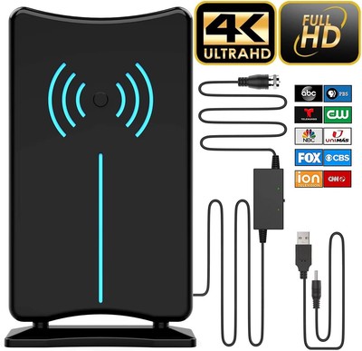 2026 Amplified HD Digital 'Matrix' TV Antenna Long 1000+ Miles, Support 4K 10...