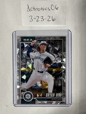 2026 Topps Series One-Diamante Foil Bryan Woo Seattle Mariners #62 Baseball