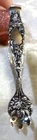 Reed & Barton Sterling Silver 3" Tongs Busy Pattern  .42 ounces