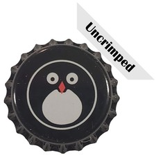 100 Black Penguin Oxygen Absorbing Beer Bottle Caps Brewing Homebrewing Crown