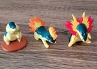 Vintage Pokémon TOMY Figures - Typhlosion, Quilava & Cyndaquil - CGTSJ Mint Cond