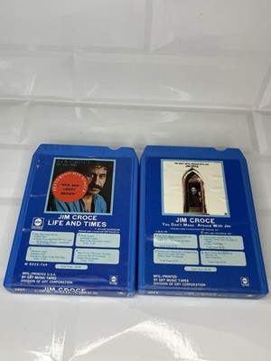 Jim Croce 2 Life and Times Dont Mess Around With 8Track 1972 73 Great Condition
