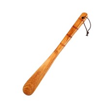 Durable 13" Wooden Shoe Horn Easy Helper for Seniors, Kids, and Adults