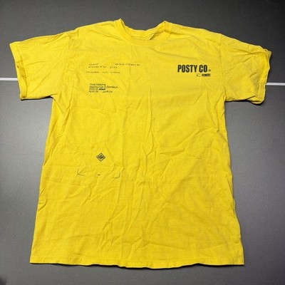 Post Malone Beerbongs & Bentleys Shirt Mens Medium Yellow Posty Co Album
