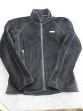 Patagonia Jacket Womens Medium Black Fleece Full Zip Pockets Hiking Outdoor