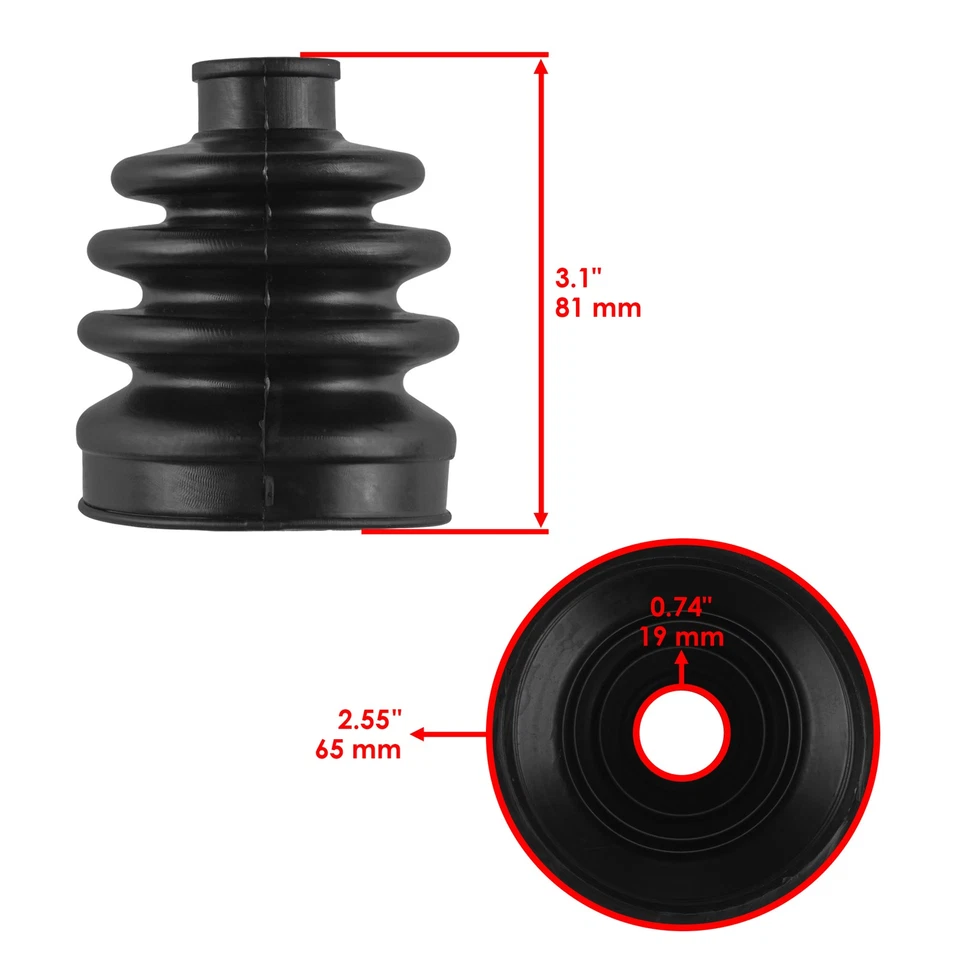 Комплект из 2 внутренних наружных загрузочных колодок для передней оси для Yamaha Kodiak 400 YFM400FW 4X4 1993-98 - Изображение 2 из 4