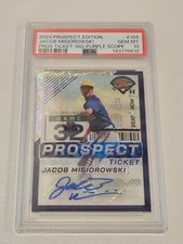 Jacob Misiorowski-'24Panini Purple Scope Holo Ticket Signature- #156 Gem Mint 10