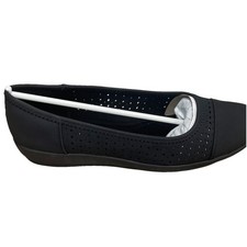 Easy Spirit Black Women's Flats Medium Width Comfortable Flat Shoes