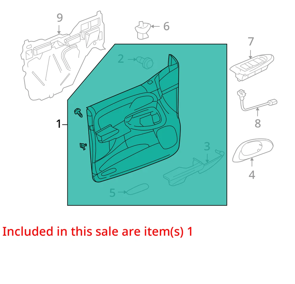 FITS 2004 BUICK RAINIER PANEL 15123929 - NEW OEM 15123929 - Image 2 of 3