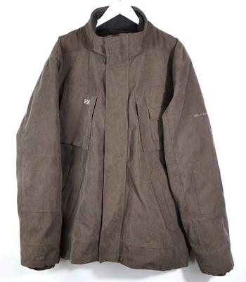 Helly Hansen Men's Brown Corduroy Jacket Coat Lined Full Zip Casual Chore XXL