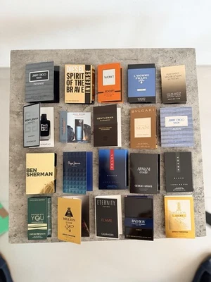 EMPORIO ARMANI Armani Sandlewood, Million Elixir, Prada Joblot 20 X Mini Sprays High End Men