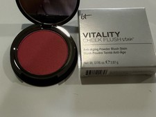 IT Cosmetics Vitality Cheek Flush In PRETTY IN PEONY New In Box Authentic