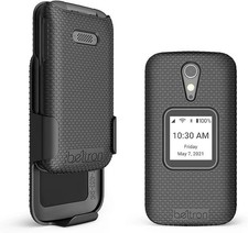 Case with Belt Clip for GreatCall Lively Flip Jitterbug Flip2 Protective Snap
