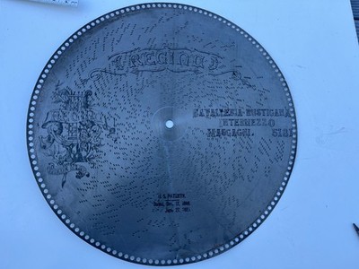 Regina MUSIC BOX DISC 20 3/4 Cavalerria Rustigana Intermezzo 20.75'' Masgagni