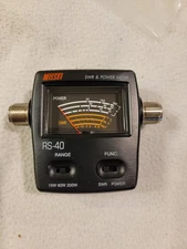 Nissei RS-40 SWR and Power Meter (UHF/VHF 144/430 MHz Band, 200 Watts)