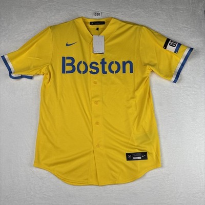 「Yellow Sorosさま専用」Ron Herman × MLB ドジャース Nike Men's Rafael Devers Boston Red Sox City Connect Yellow Jersey