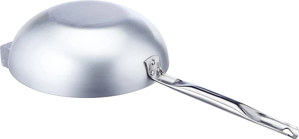 Pentole Agnelli ALMR1111WP28 Linea Alluminio Professionale 5 Mm, Wok Radiante Co - Immagine 4 di 4