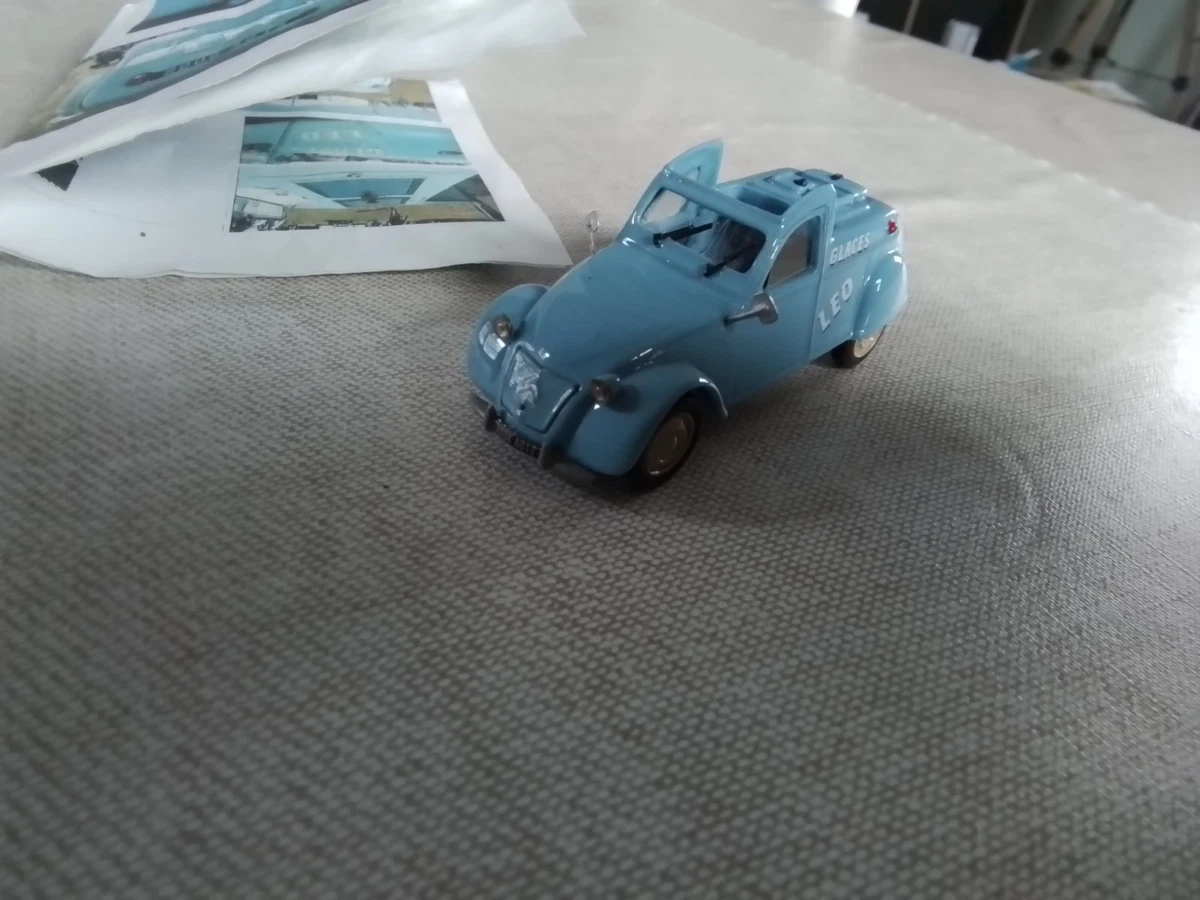Miniroute 1/43 - Citroën C6 G Berline 1931 - Bleue - Très Bon état Avec Boîte