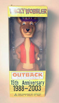 Outback Steakhouse Kangaroo Wacky Wobbler