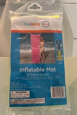 True Living Premium Quality Large Inflatable Swim Mat Raft Adult Blue Brand New
