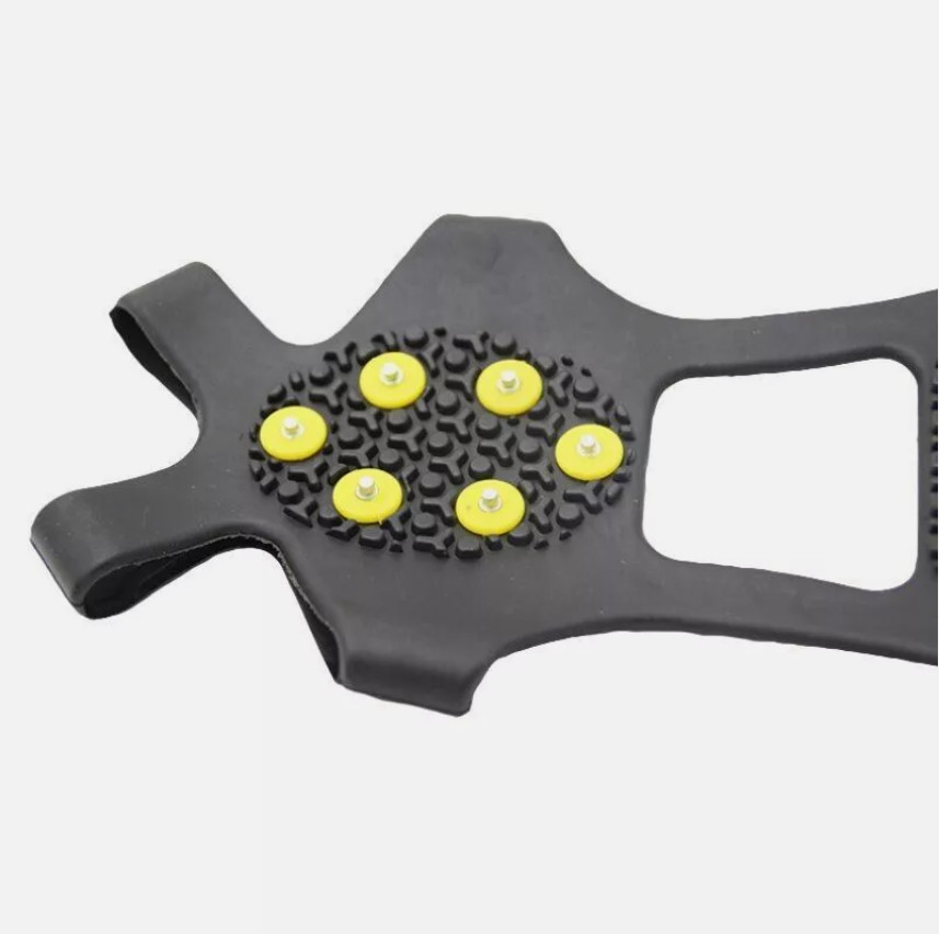10Studs Ice Climbing Crampons Snow Grips Anti Slip Shoe Boot Cleats Spikes Sport