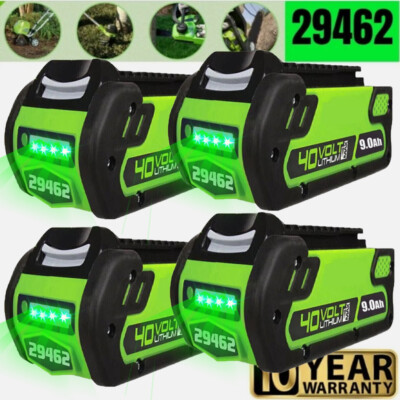 6.0/8.0/9.0AH For Greenworks 40V G-MAX Lithium Battery 29462 29252 29472 29482