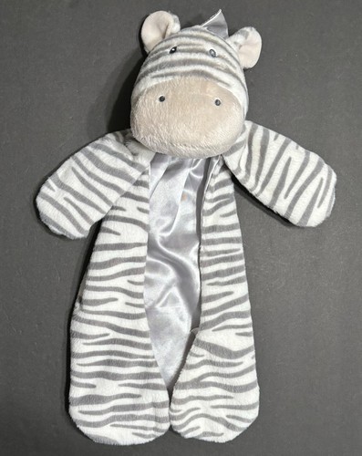 Baby Gund Zeebs Zebra Huggybuddy Lovey Sicherheitsdecke grau weiß gestreift Plüsch - Bild 5 von 12