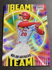 2022 Stadium Club Chrome Nolan Arenado Beam Team wave Refractor Card #BT-8 X1