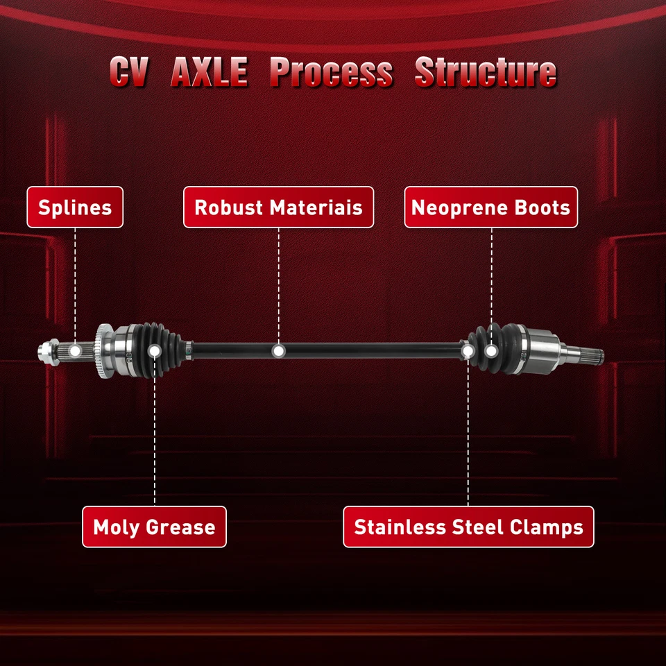 For 2013-2019 Hyundai Santa Fe CV Axle Shaft Assembly Rear Right Side - Image 2 of 4