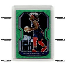 2021 Panini Prizm WNBA - Myisha Hines-Allen #40 Green Prizm SP