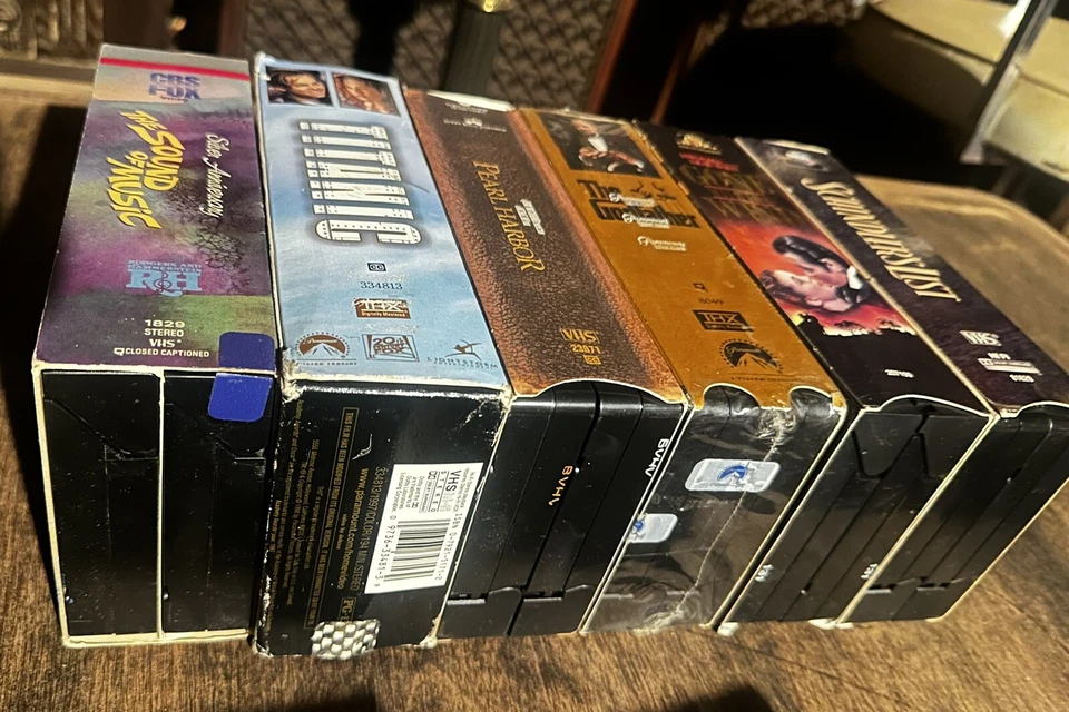 Lot of 9 VHS Tapes Box Sets / Trilogy / Classic Movies / Award Winners Foto 3 de 4