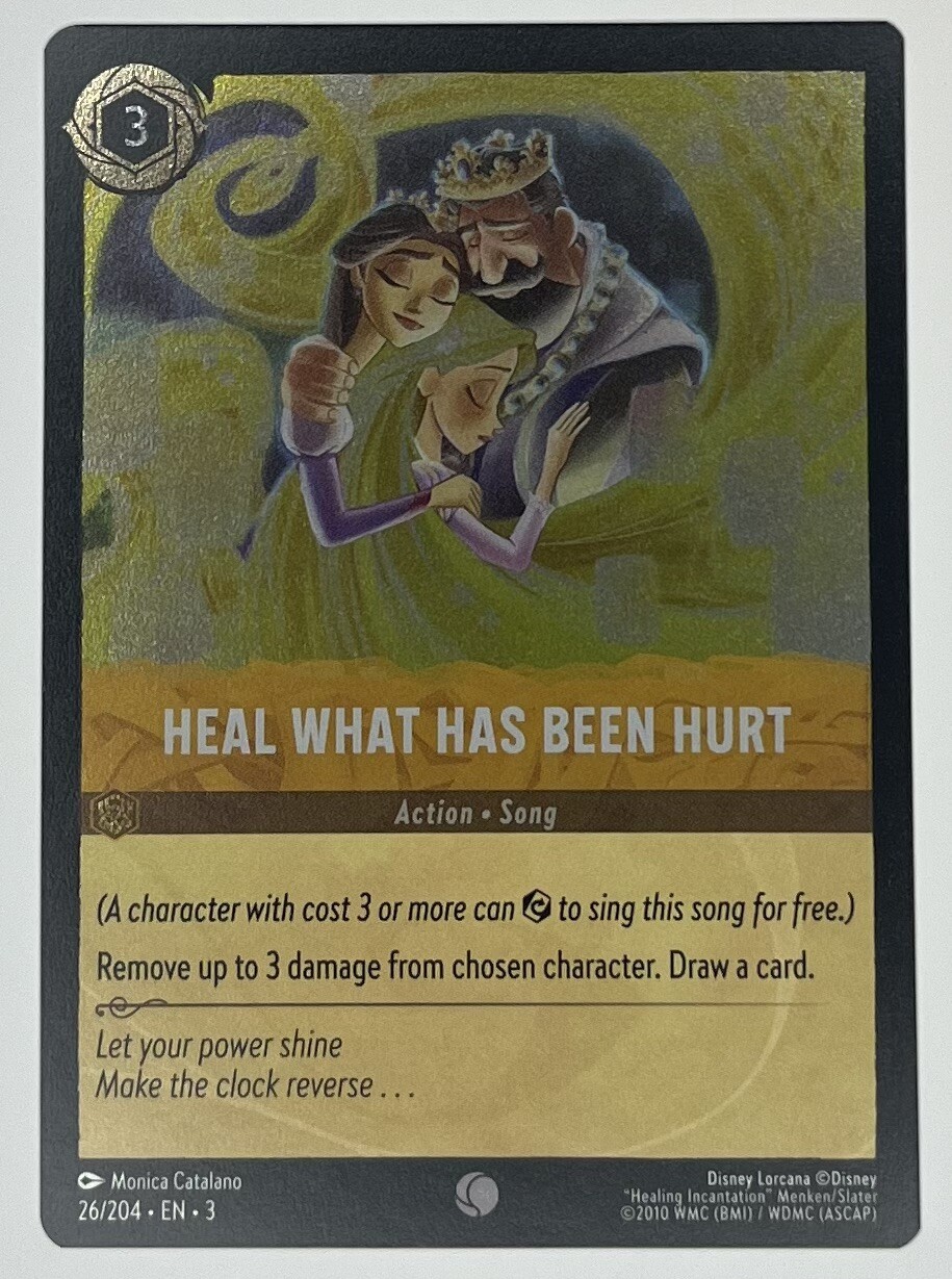 Heal What Has Been Hurt 26/204 Cold Foil Disney Lorcana Inklands NM