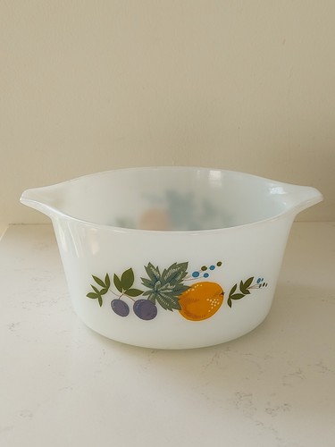 Rare Vintage JAJ Pyrex Mandarin 6" Spacesaver Bowl 1960s Promotional Pattern