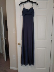 dark grey blue dress