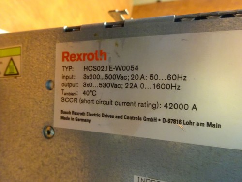 Rexroth HCS02.1E-W0054-A-03-NNNN - Picture 2 of 5