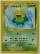 Skiploom 52/64 Pokemon Card - Neo Revelation - Common - Unlimited - EX-NM 