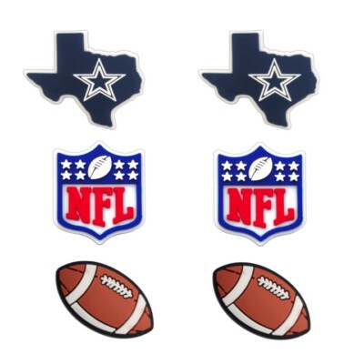 NFL Dallas Cowboys Football Team For Crocs Shoe Charms Jibbitz pieces 