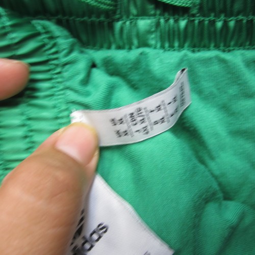 Adidas Shorts Mens XL Green Sprinter Trefoil 3 Stripe Shimmer Performance Gym - Picture 9 of 10