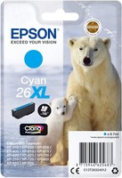 Original Epson 26XL T2632 Cyan XP-510 XP-520 XP-600 XP-605 XP-610 XP-615 O.V.